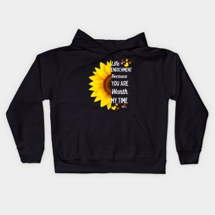 Life Enrichment Activity Professionals Week Kids Hoodie